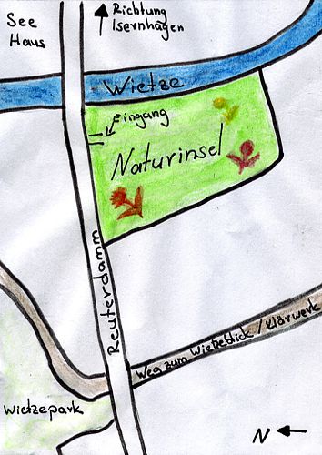 Anfahrtskizze Naturinsel